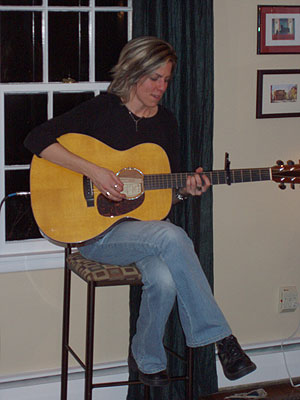Christine playing